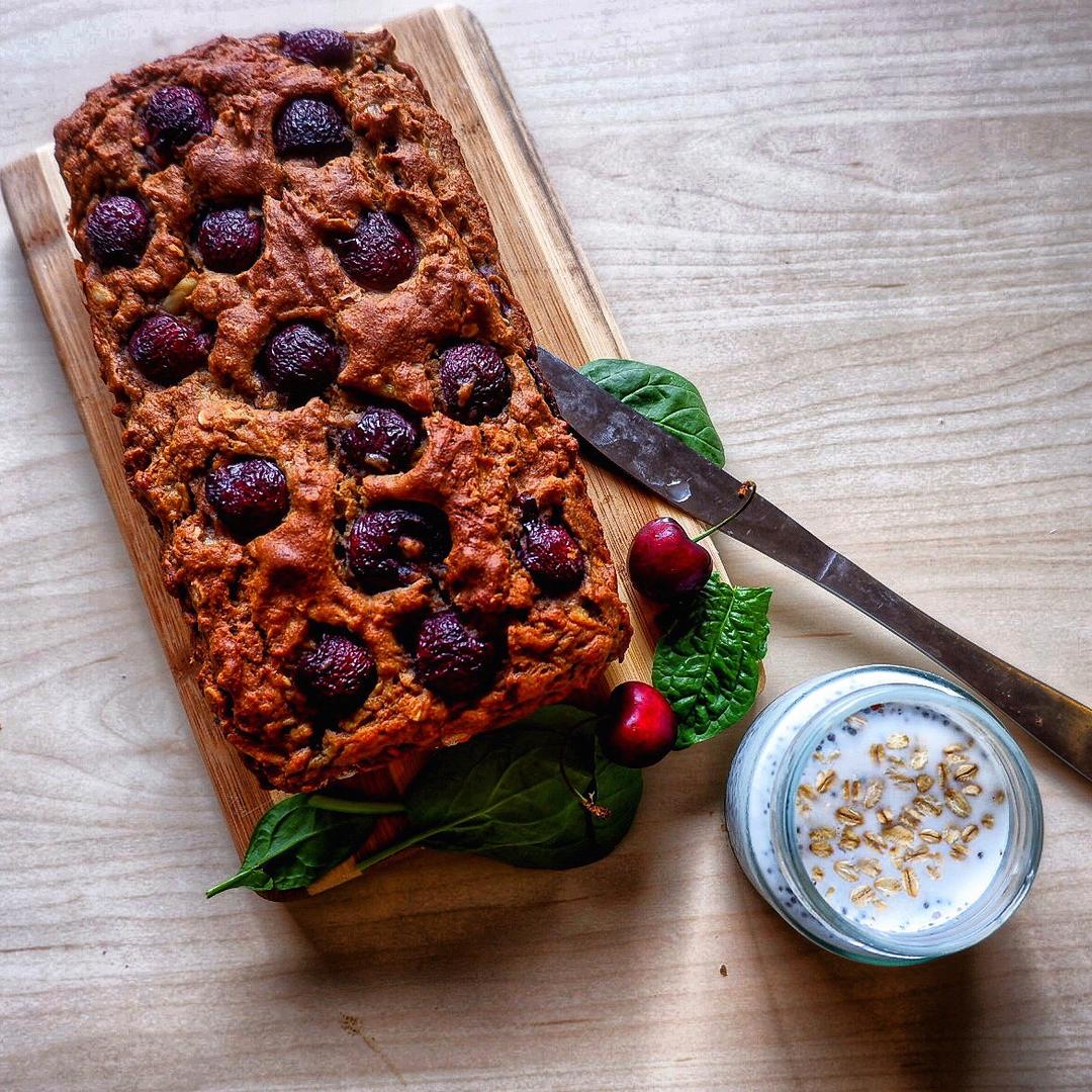 樱桃燕麦快手面包丨健康·三餐