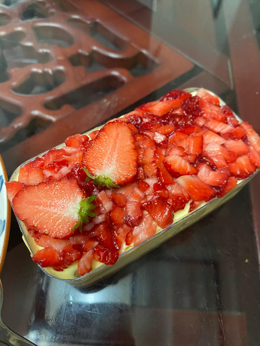 芒果百香提拉米苏蛋糕