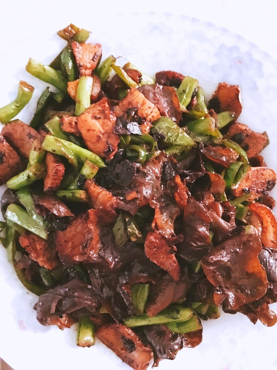 wy8866做的木耳回锅肉