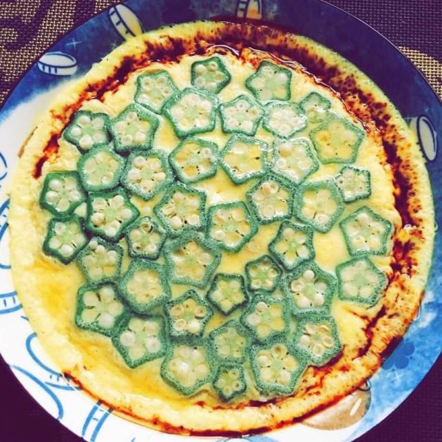 颜值控-做一朵开在碗里的花秋葵蒸水蛋