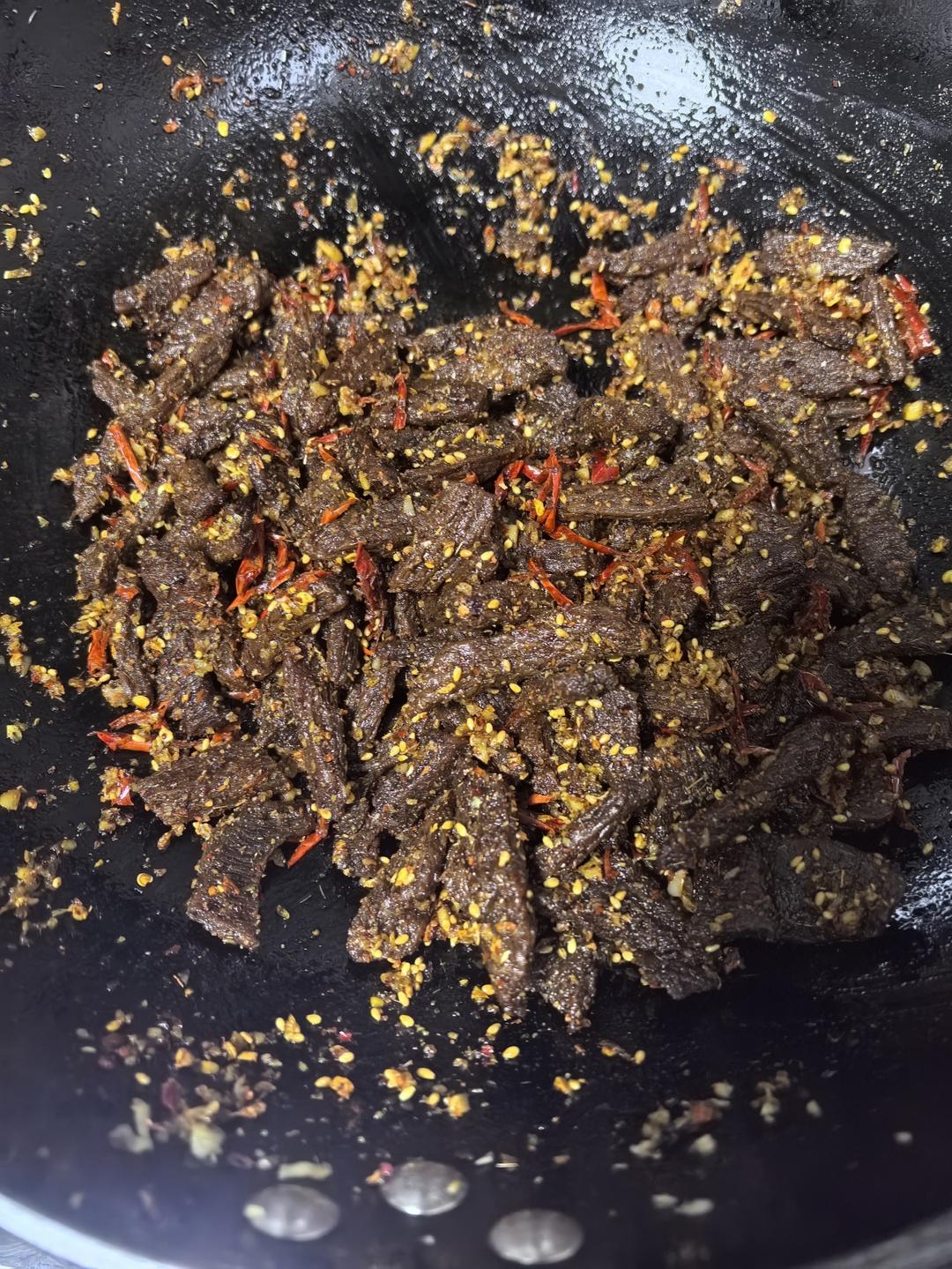 麻辣牛肉干