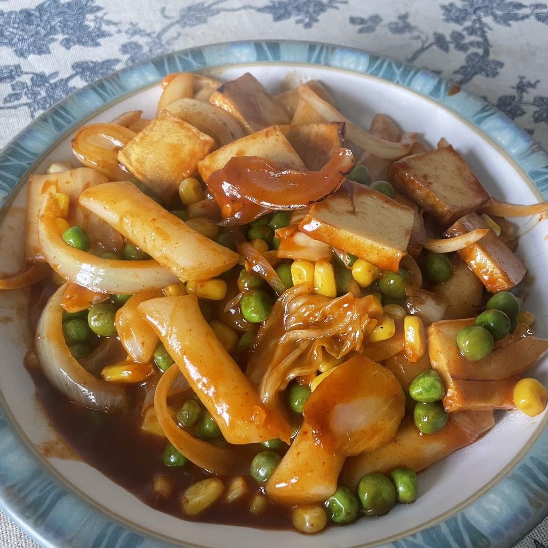 韩式辣炒年糕