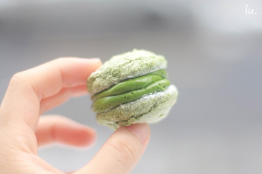 抹茶红豆达克瓦兹 -- 松下NB-H3800烤箱