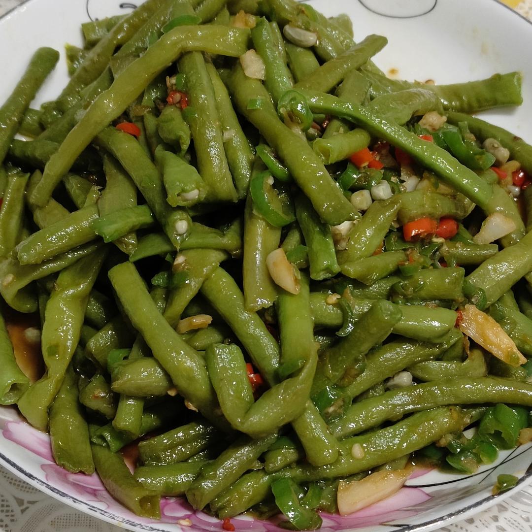 青椒豇豆