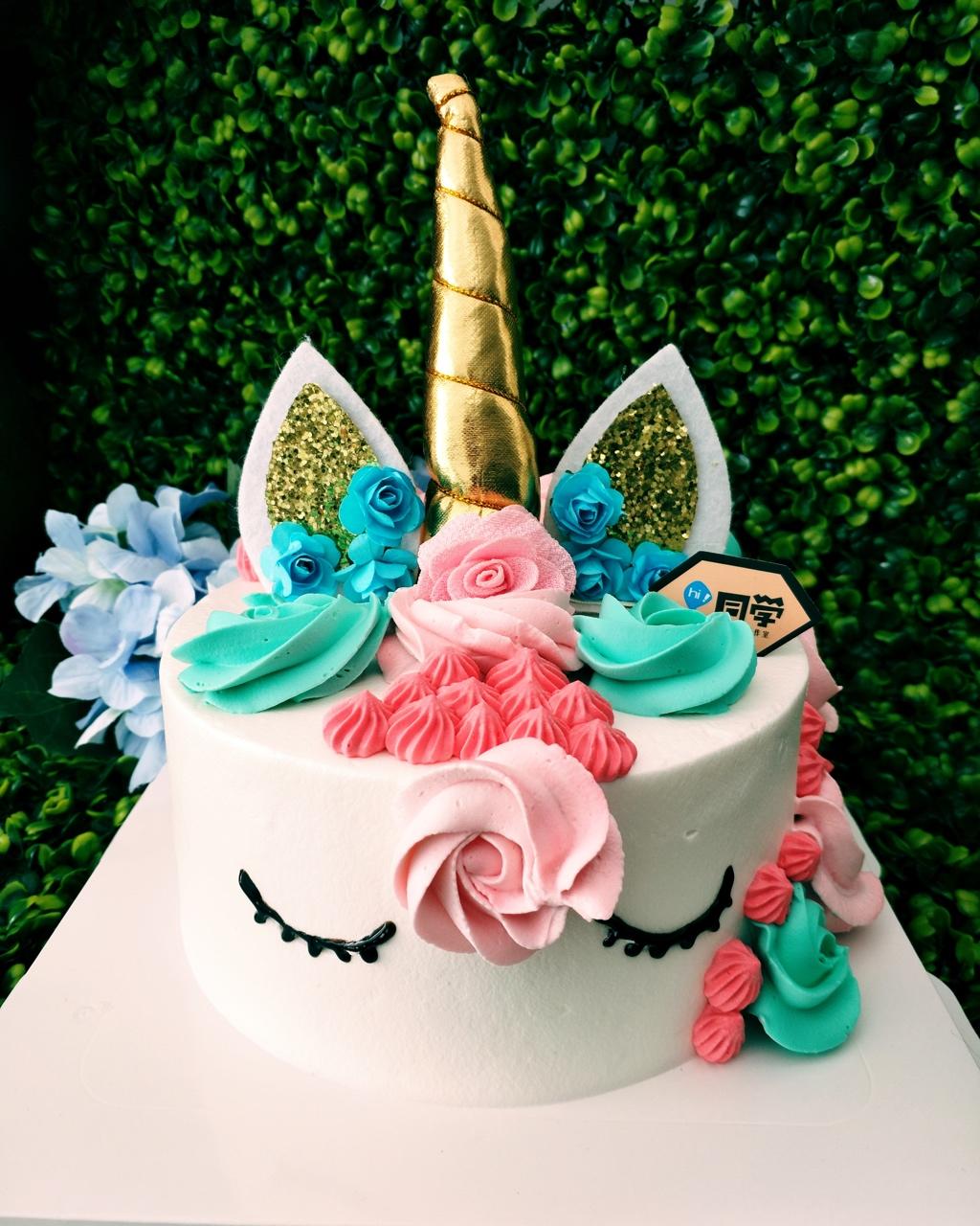独角兽蛋糕视频 Unicorn cake