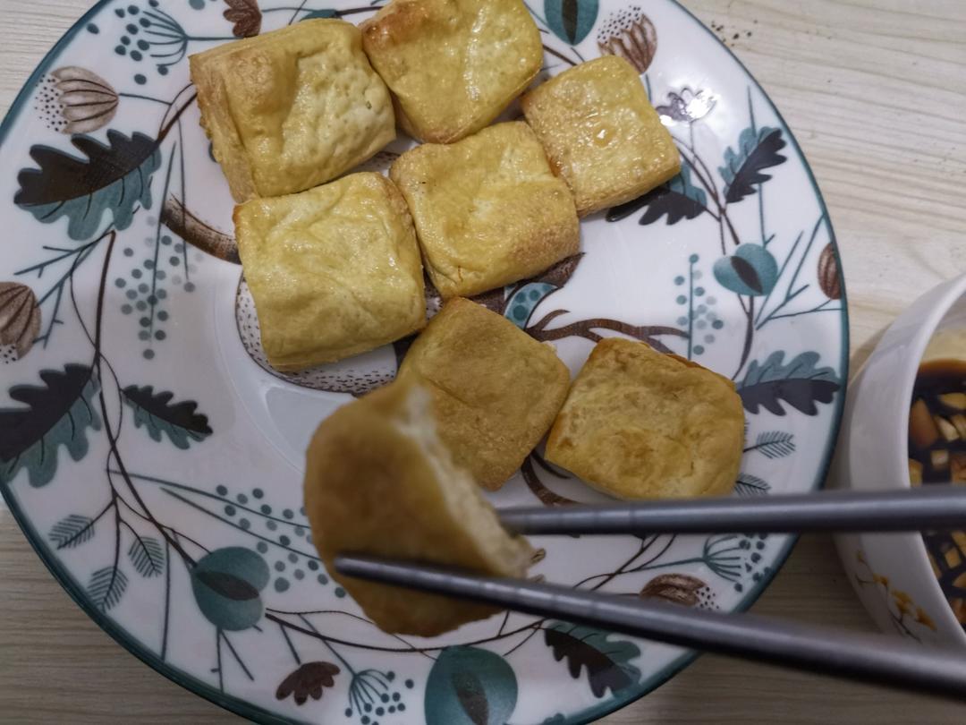 空气炸锅别闲置了❗️巨好吃～炸豆腐
