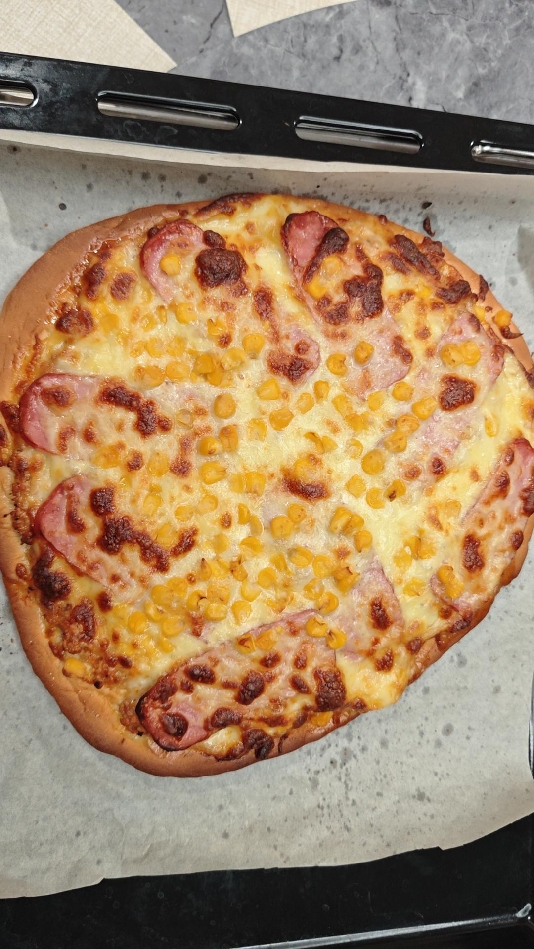 儿子说比BSK好吃的披萨（含披萨酱、饼底做法）