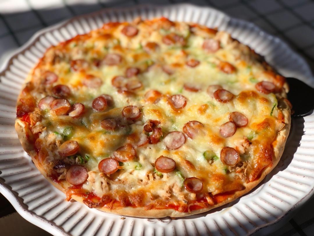 金枪鱼火腿pizza