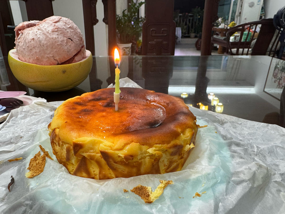 巴斯克芝士蛋糕『最简单的蛋糕』零失败🔥芝士控