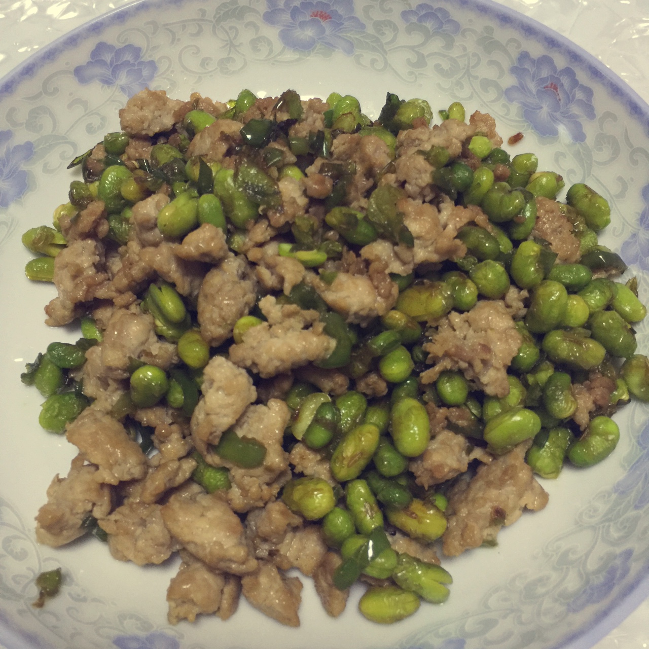 下饭菜 肉末毛豆
