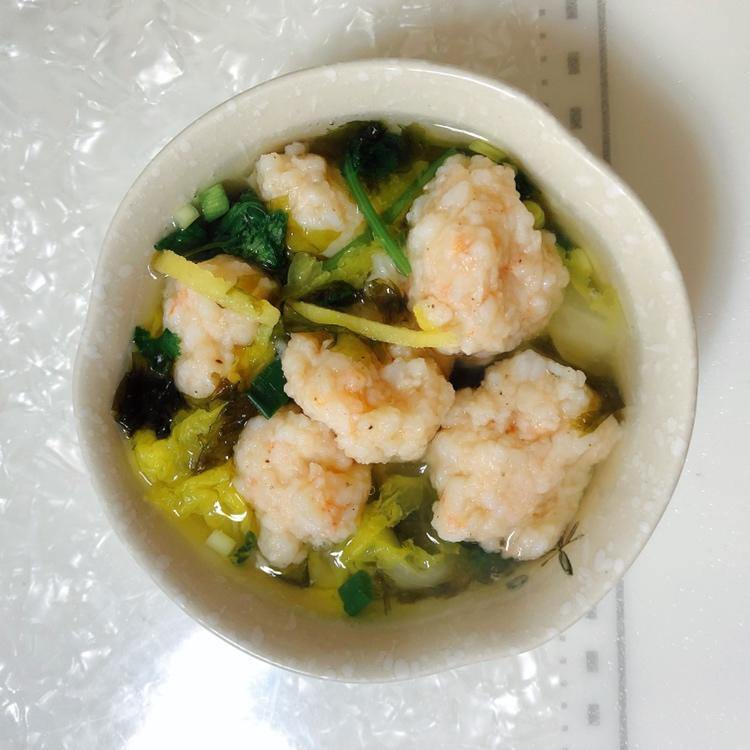 虾滑娃娃菜