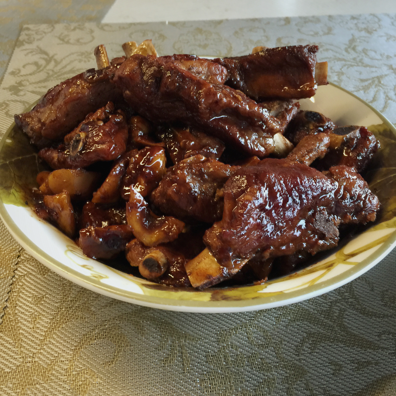 板栗烧排骨