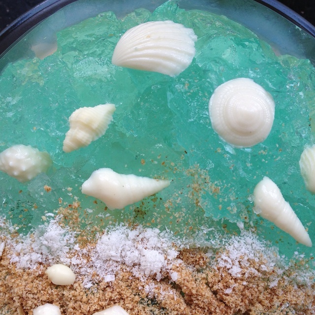 椰香海洋慕斯蛋糕6寸的做法