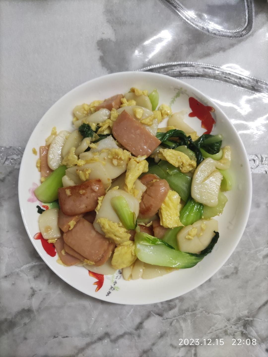 家常炒年糕