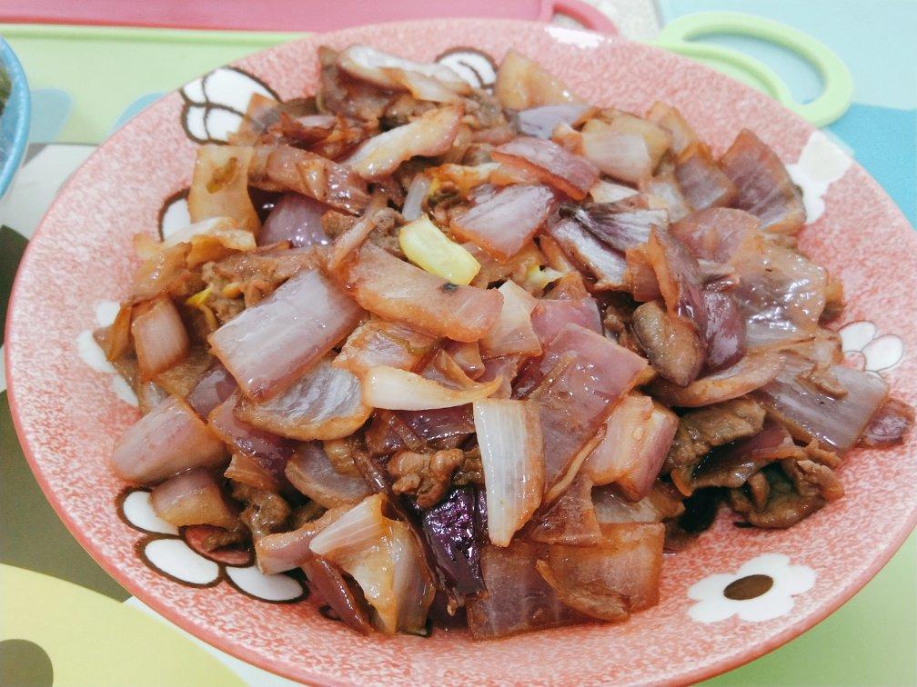 洋葱炒羊肉