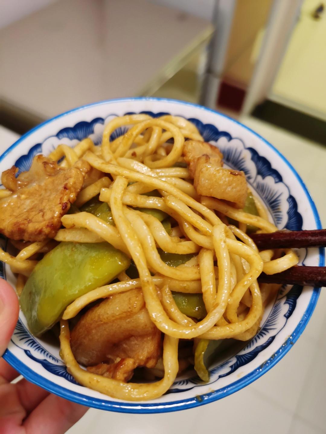 家庭版豆角焖面