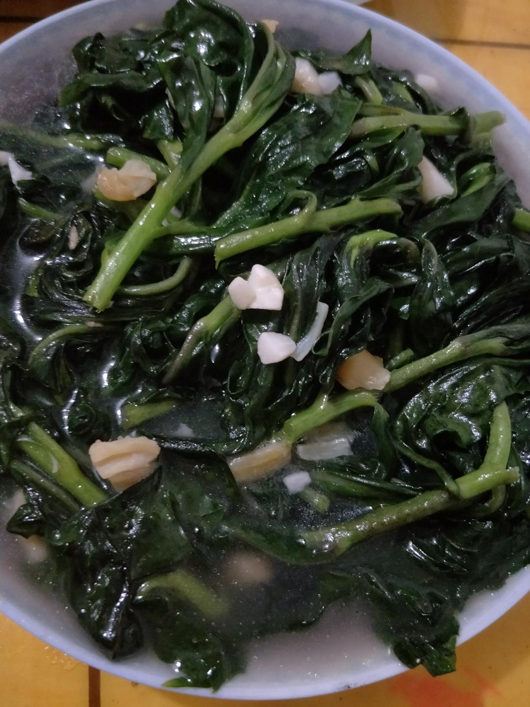 清炒有机红汉菜
