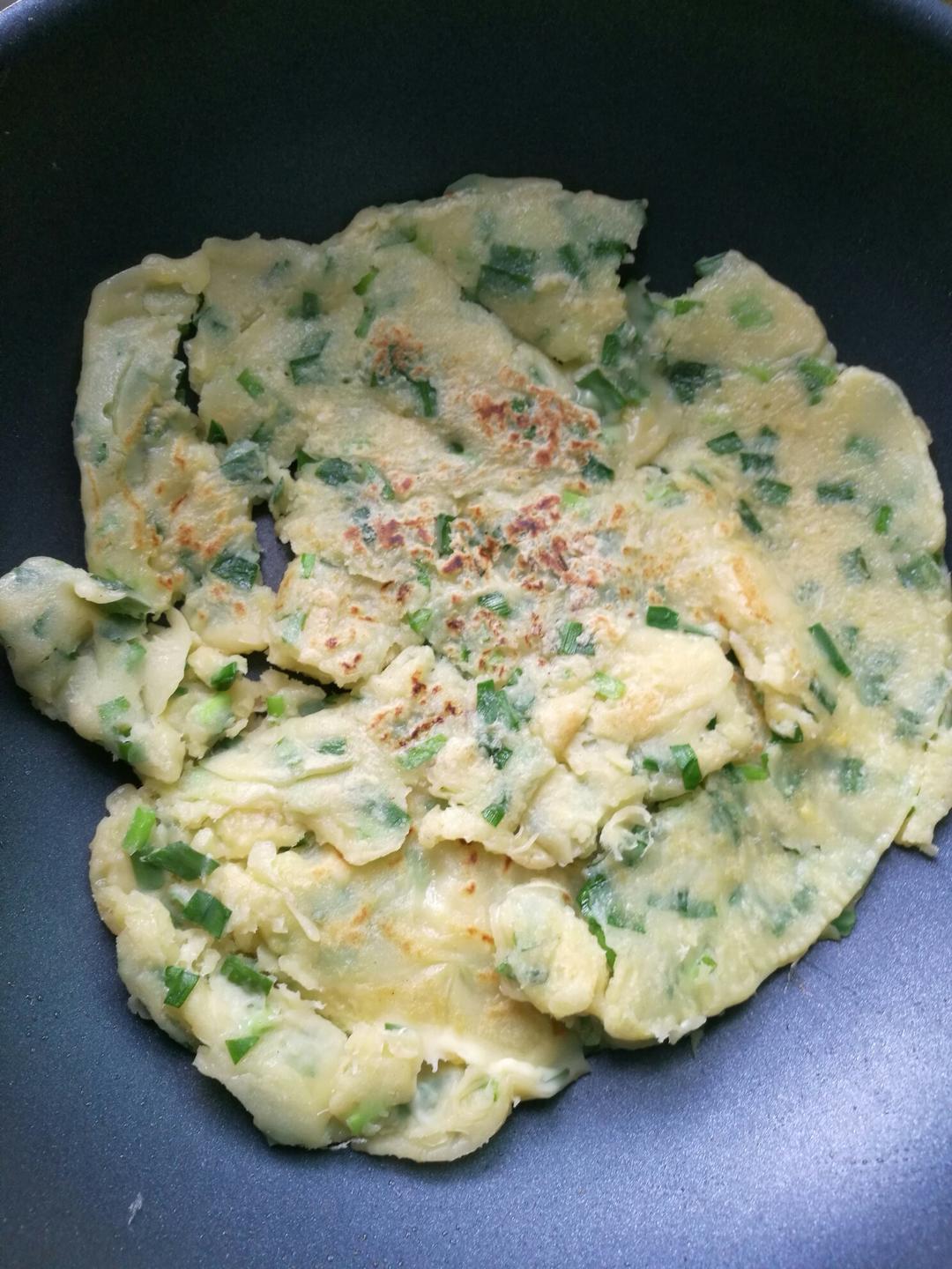 韭菜鸡蛋饼