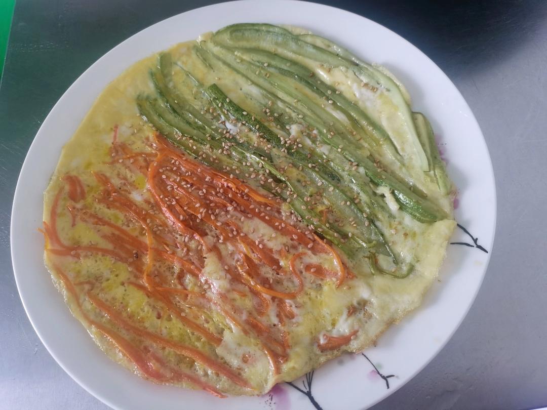 宝宝早餐蔬菜鸡蛋饼
