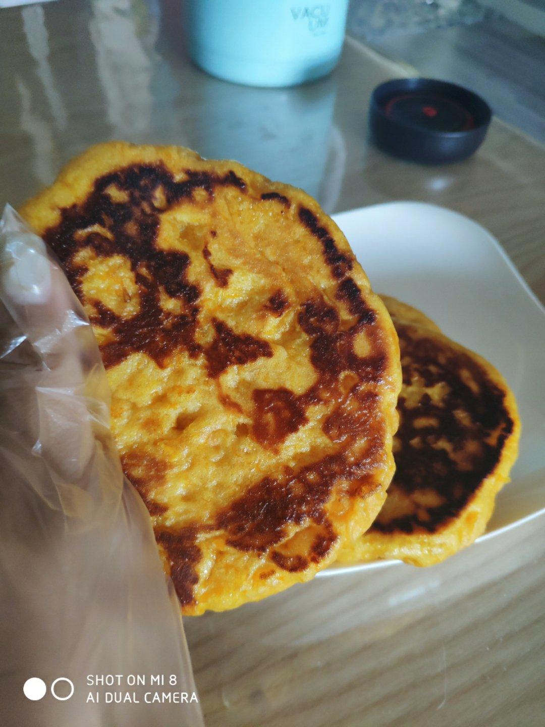 堂妈小厨——发面南瓜饼