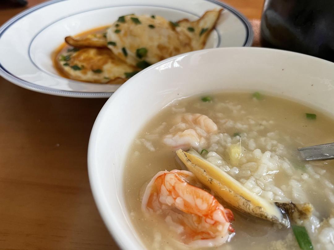 鲜虾鲍鱼粥