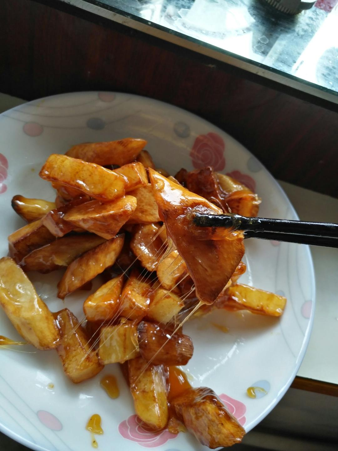 拔丝山药怎么做的视频 _拔丝山药怎么做-第2张图片-潮百科