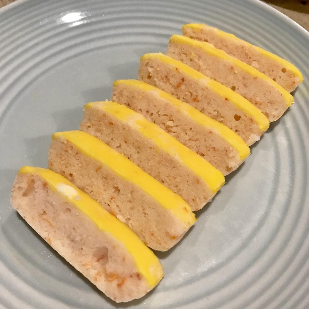 宝宝10个月辅食：妈妈都觉得好吃的虾仁蒸糕