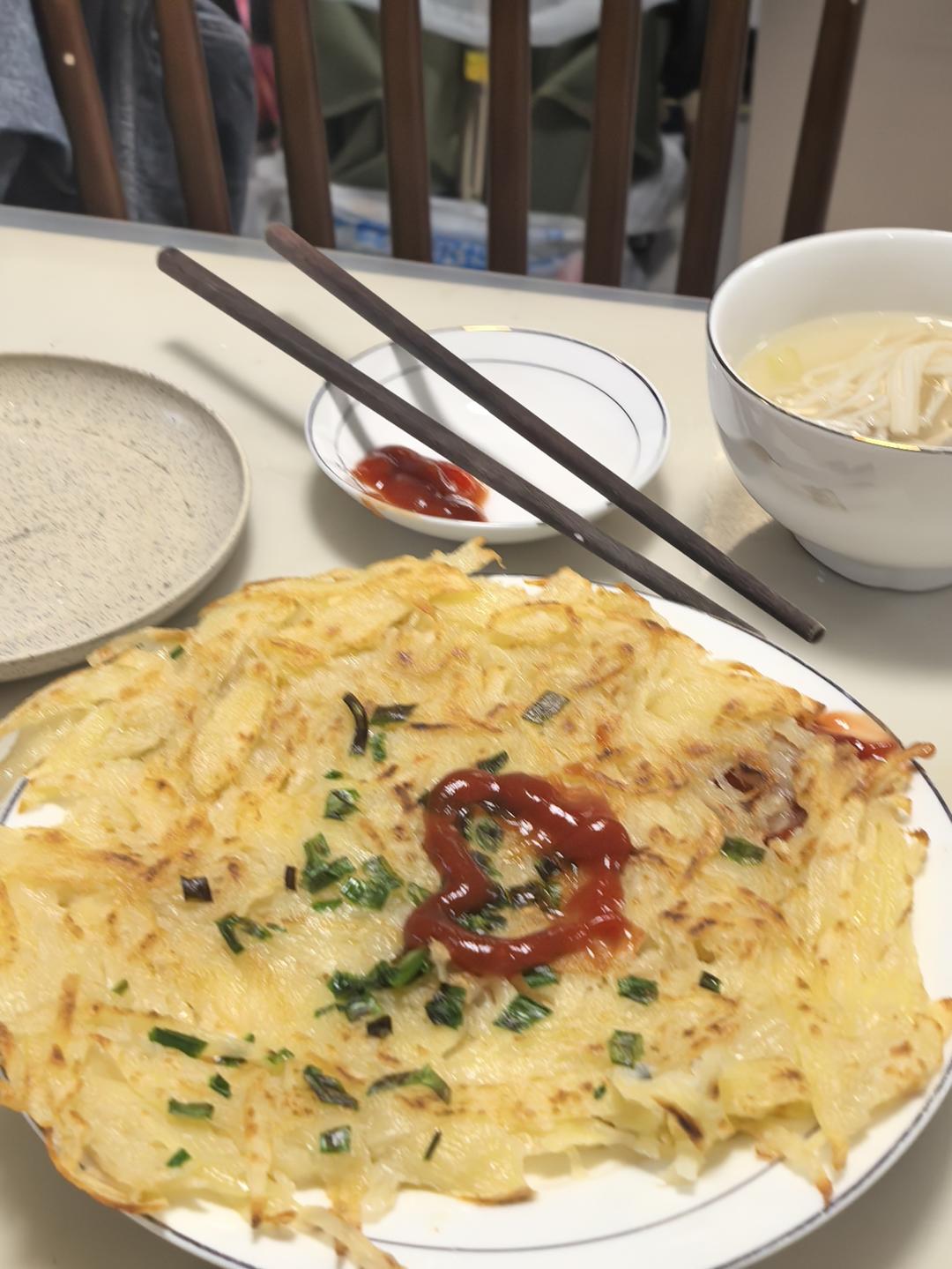 香煎土豆丝饼（超简单）