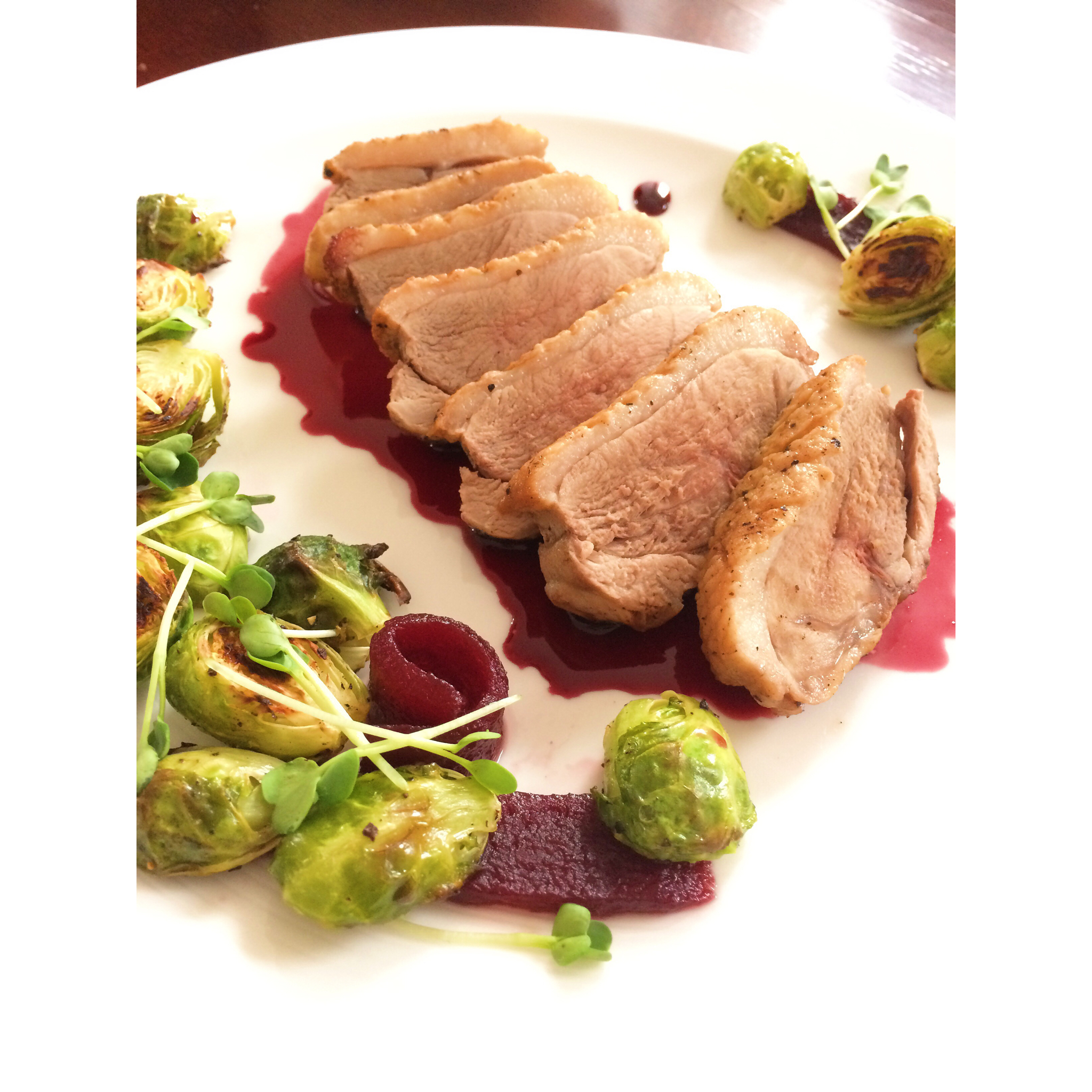 huahuahua做的法式香煎鸭胸