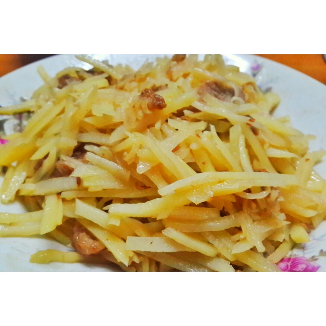 土豆丝炒肉