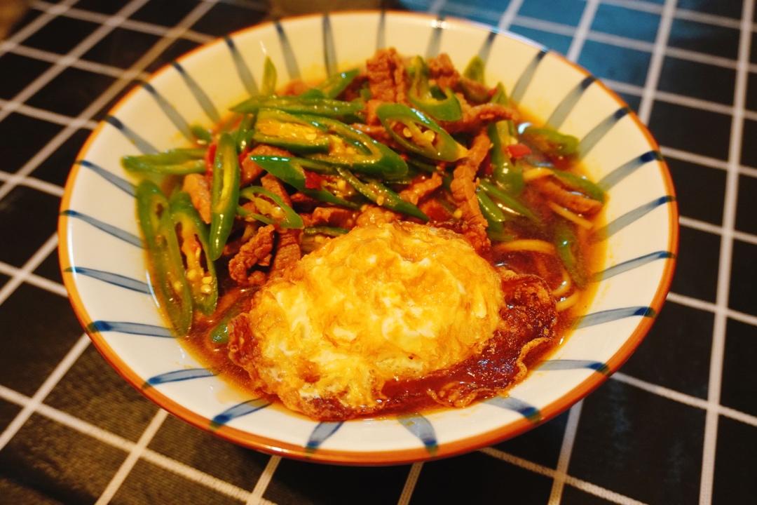 尖椒炒牛肉