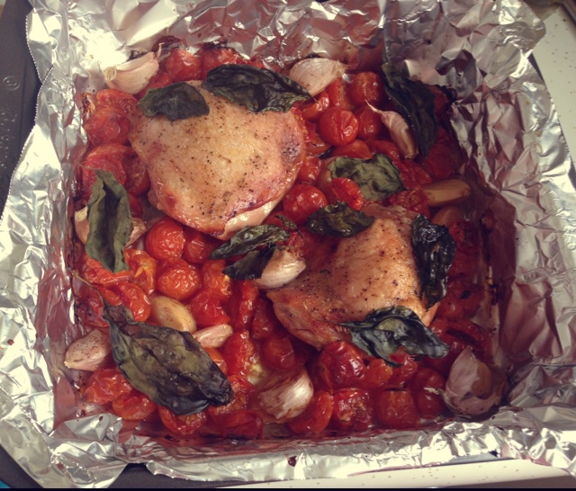 番茄大蒜香草烤鸡腿（庄祖宜）
