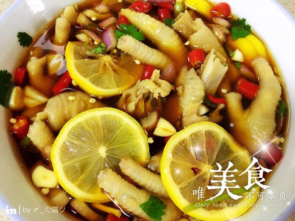 网红柠檬酸辣鸡爪