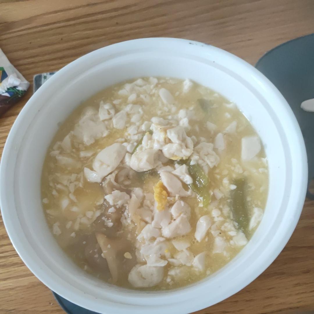 咸蛋烧豆腐～～孩子爱吃的下饭菜！