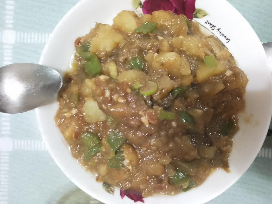 土豆烩茄子