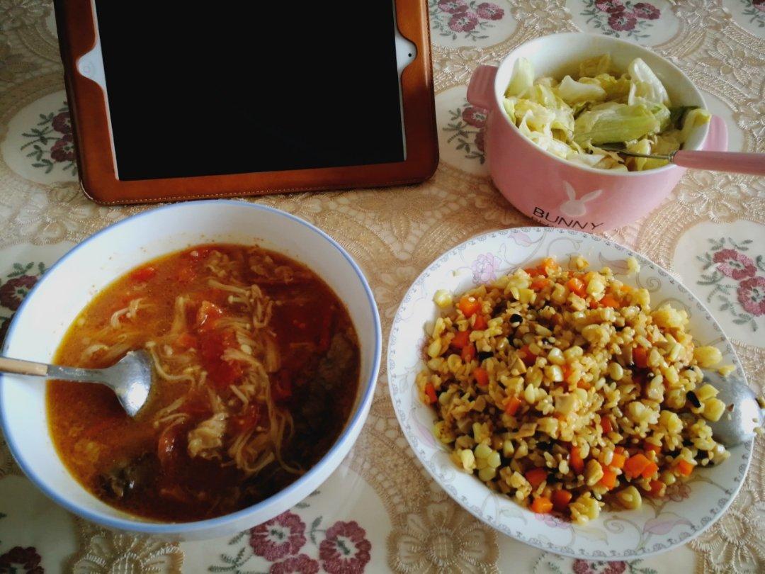 酱油素炒饭