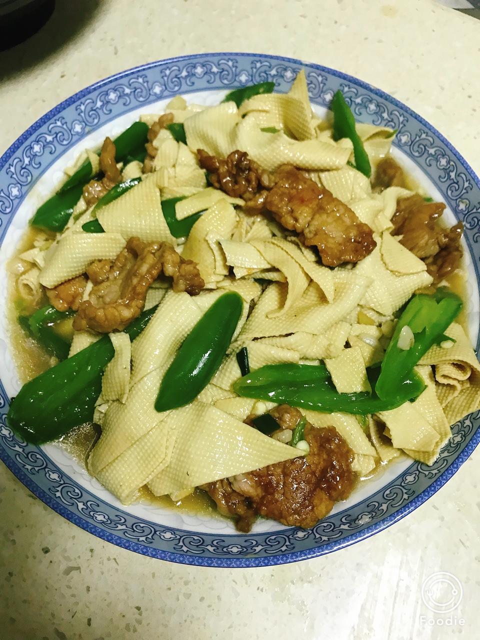 尖椒干豆腐