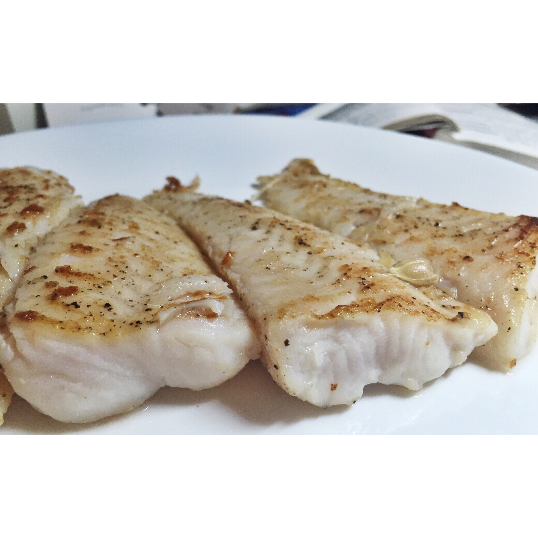 乐嘉良做的健身餐—快手煎龙利鱼排(无油