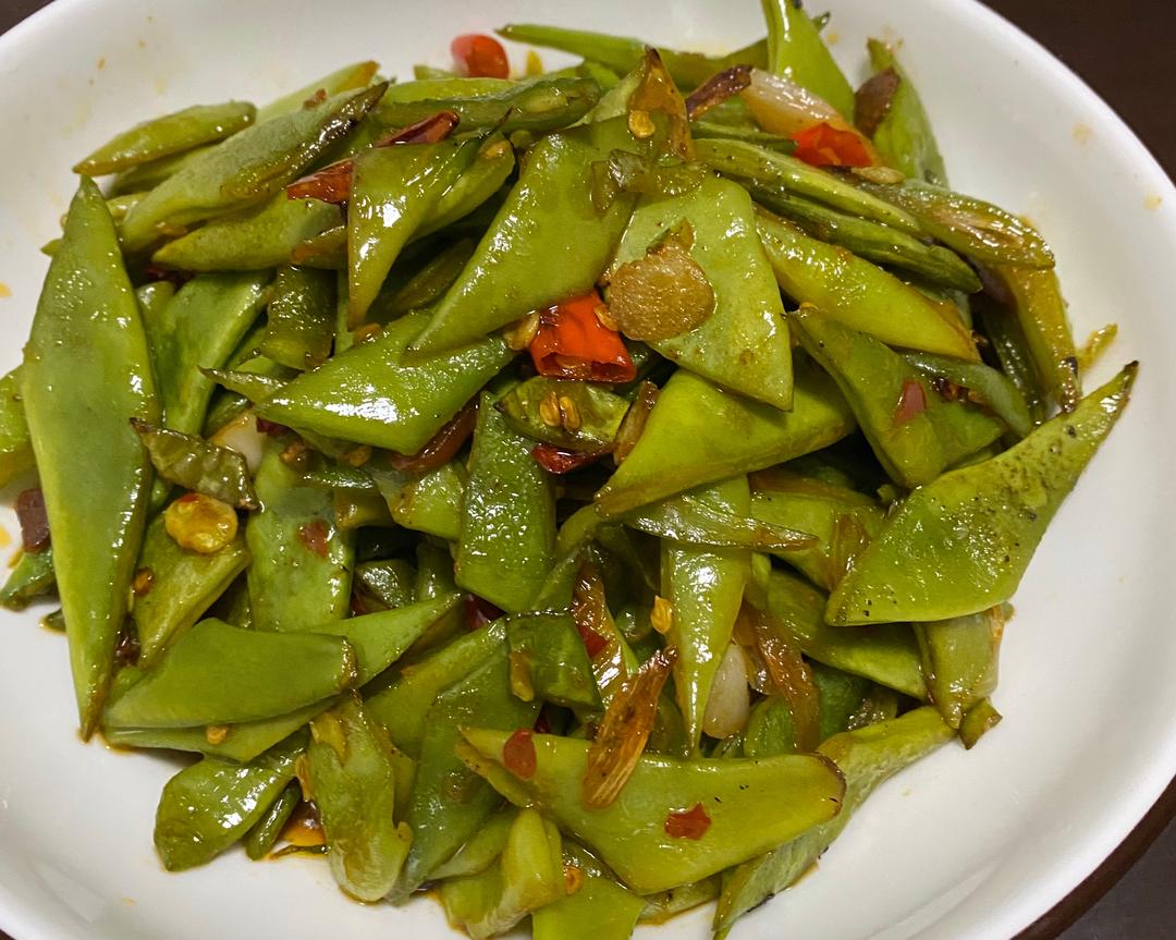 辣炒扁豆的做法