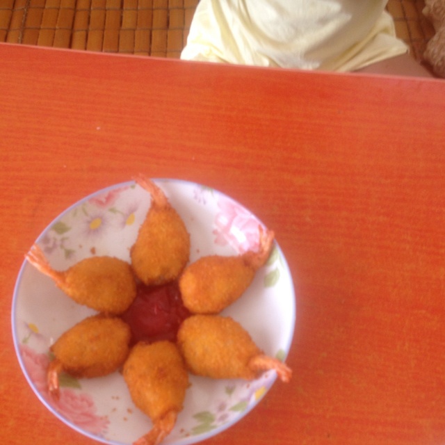 鲜虾可乐饼