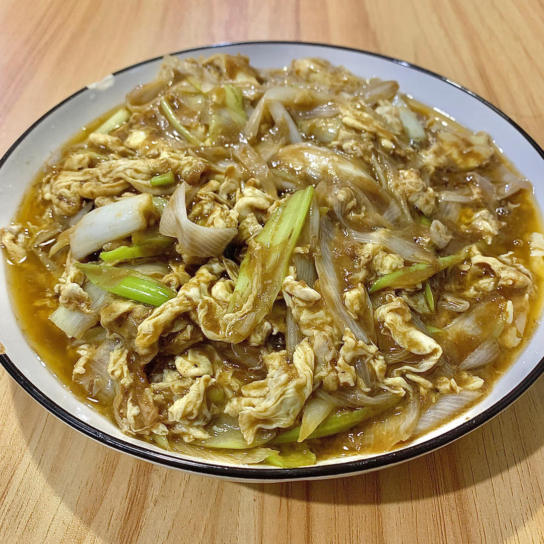 大酱炒鸡蛋（超级下饭菜）