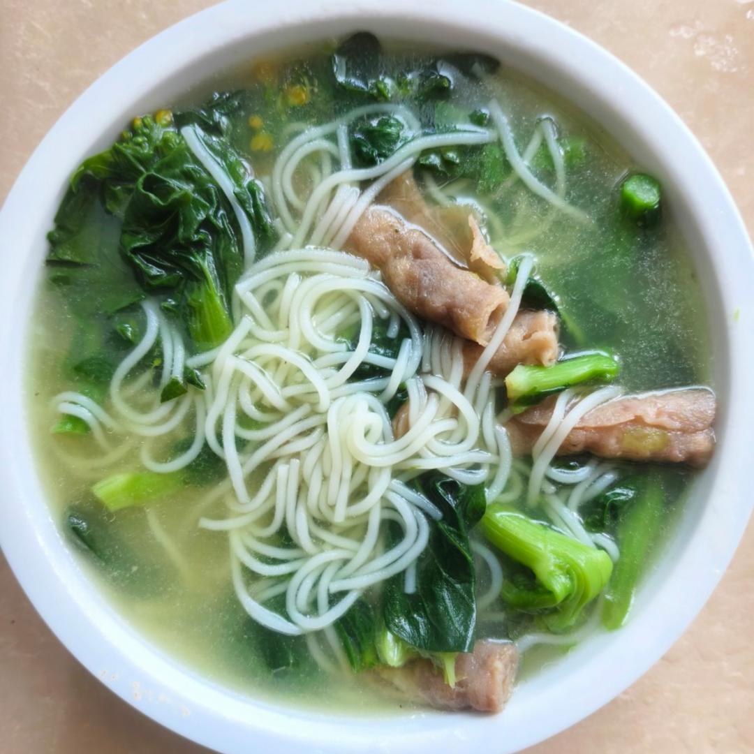 羊肉粉丝小白菜