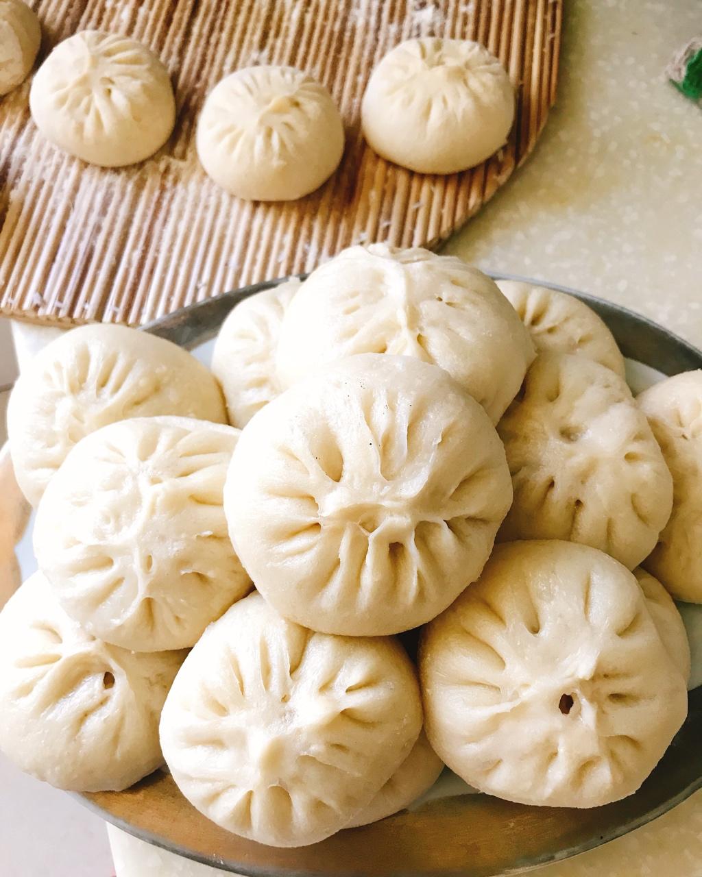 猪肉包子（附视频。一次性发酵。）