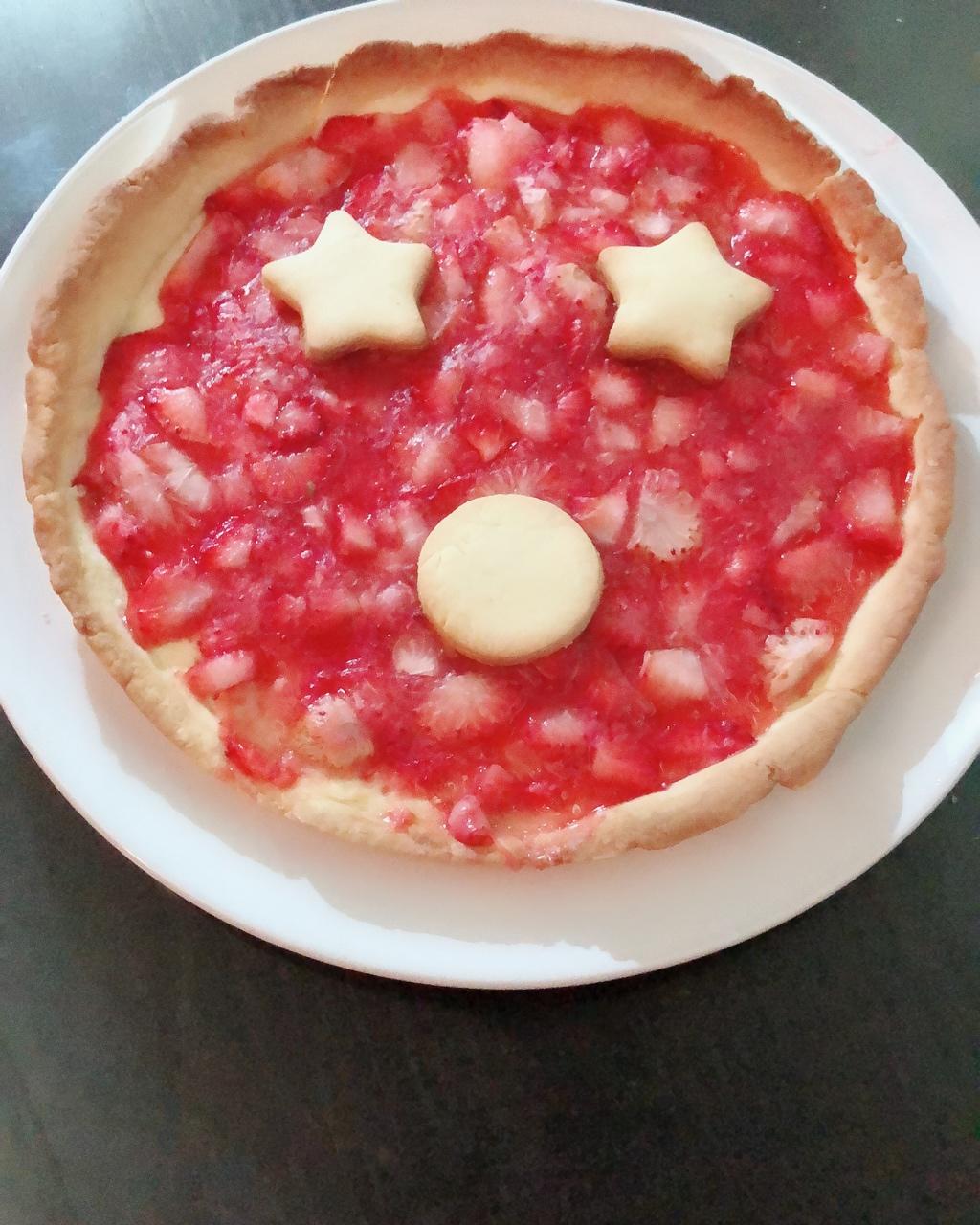 草莓千层派
