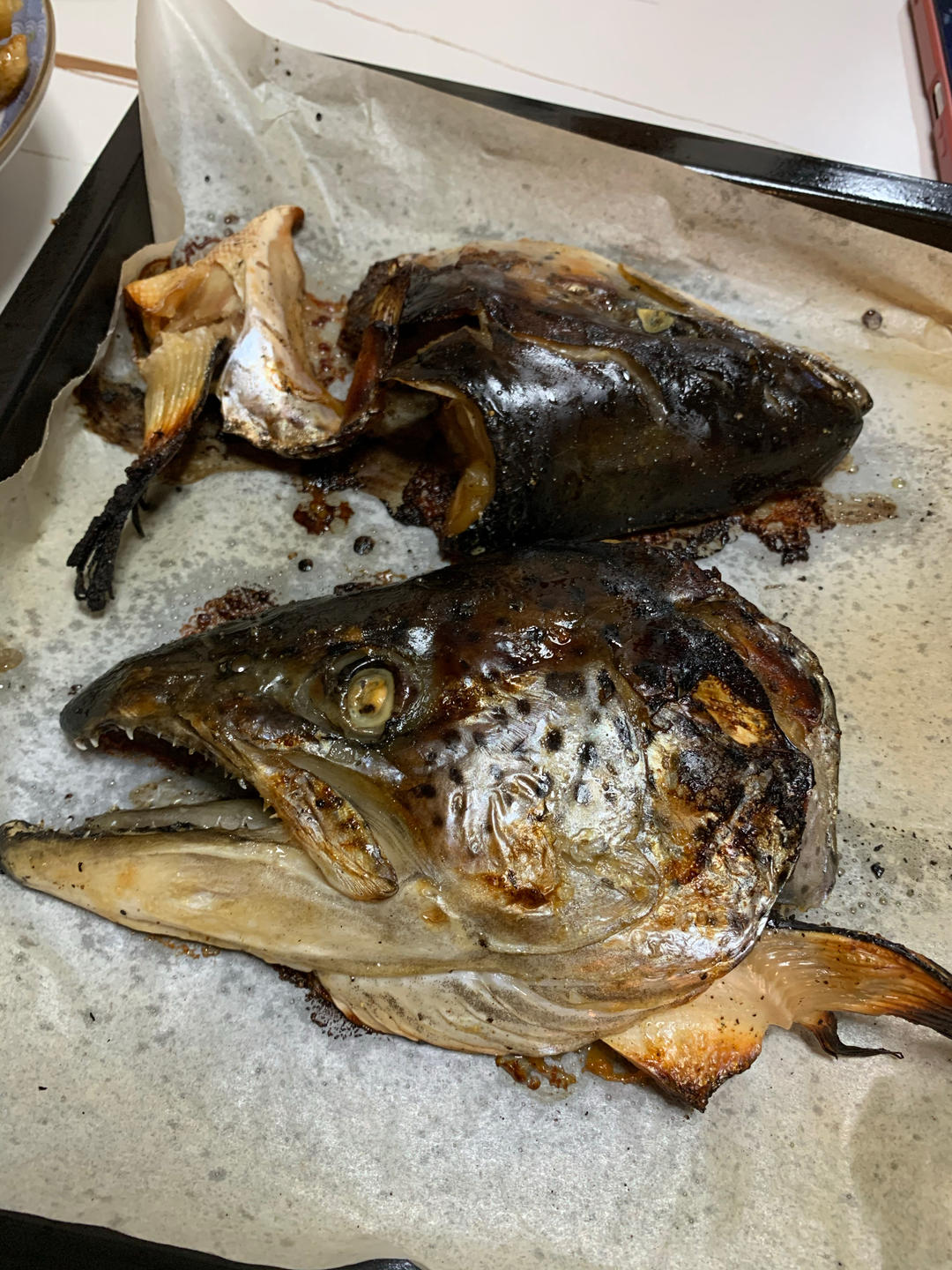 香烤三文鱼头-味道完胜日料店