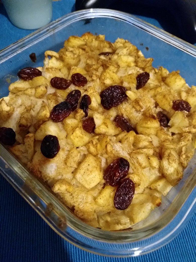 苹果肉桂烤吐司布丁