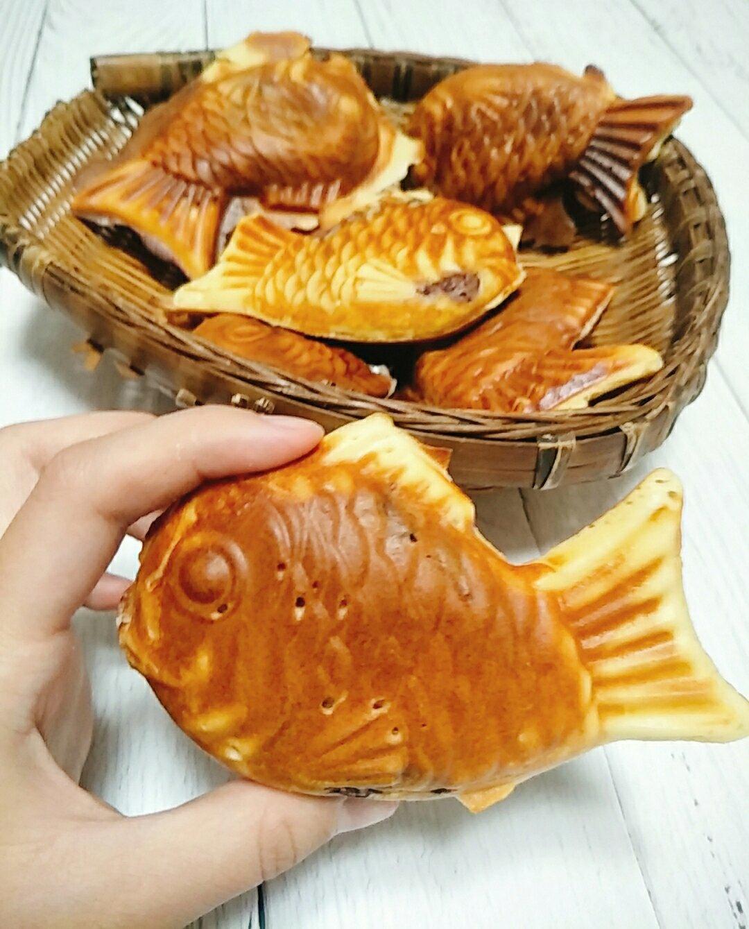 蜂蜜红豆麻薯鲷鱼烧—Kenwood松饼机