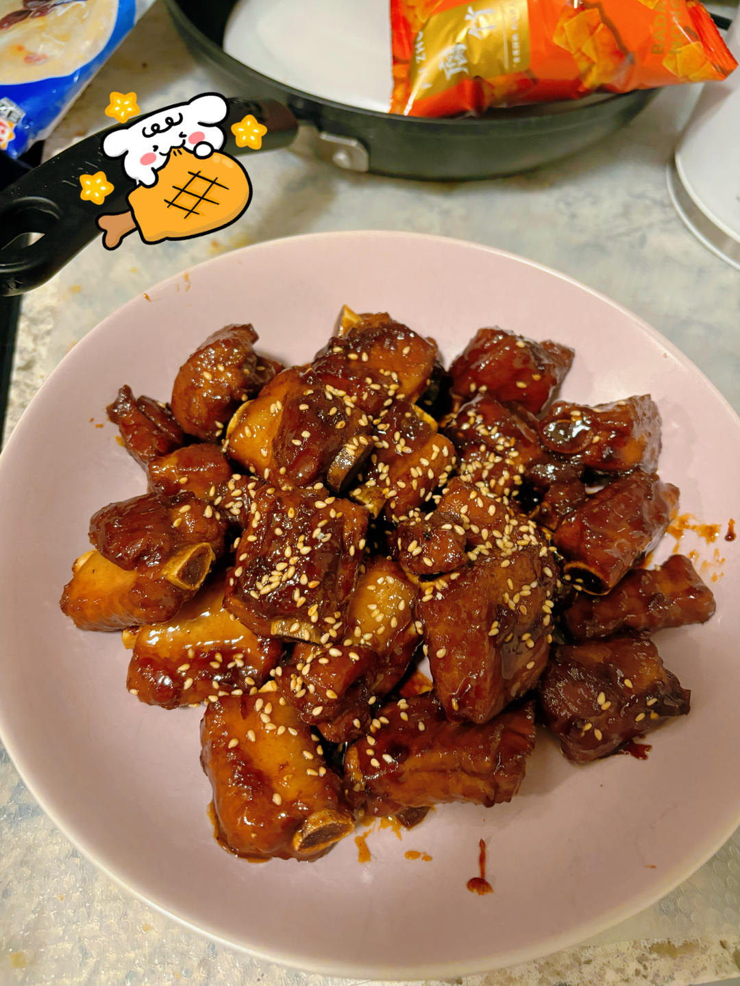 糖醋排骨/糖醋小排（不放油）（12345口诀做出正宗上海本帮）