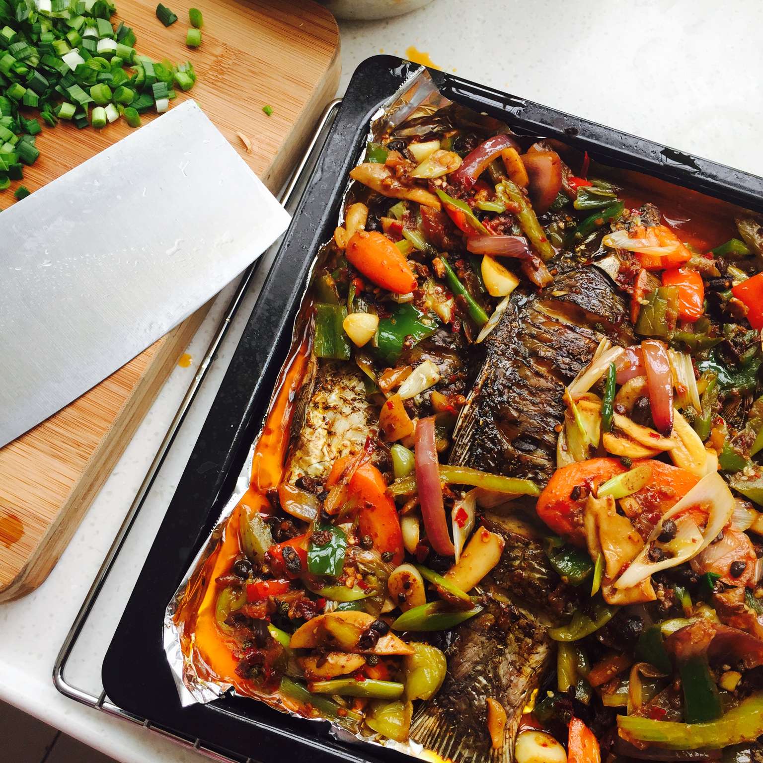 香辣烤鱼-烤箱版