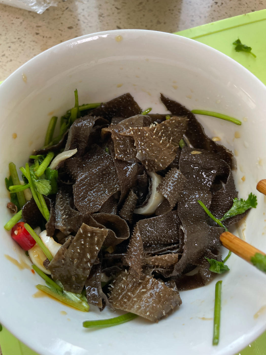 凉拌牛百叶 炝毛肚